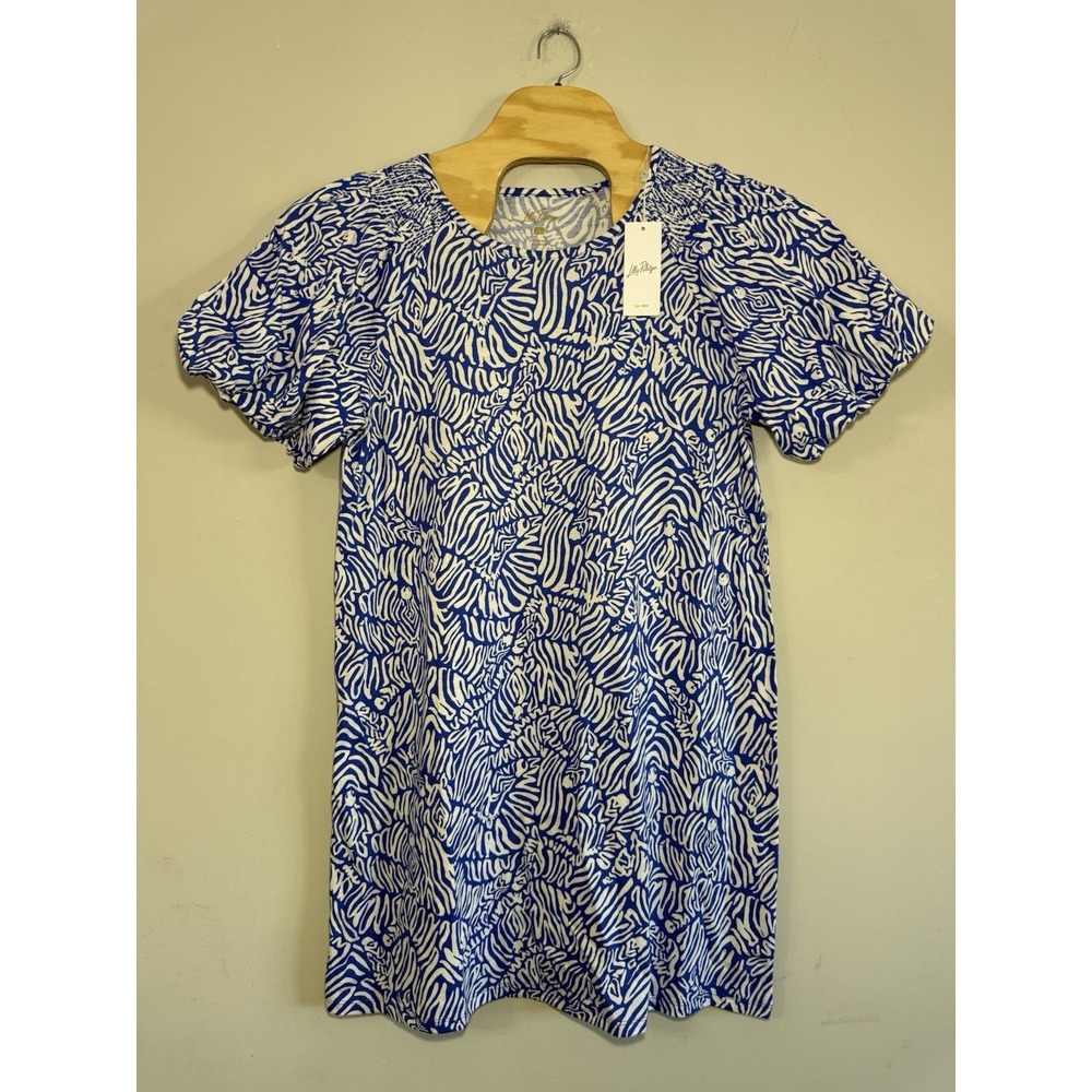 Lilly Pulitzer Rosen Dress in Martinique Blue Zee Beebe  -Size XL- NWT